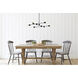 Xavier 6 Light 35 inch Black Pendant Ceiling Light