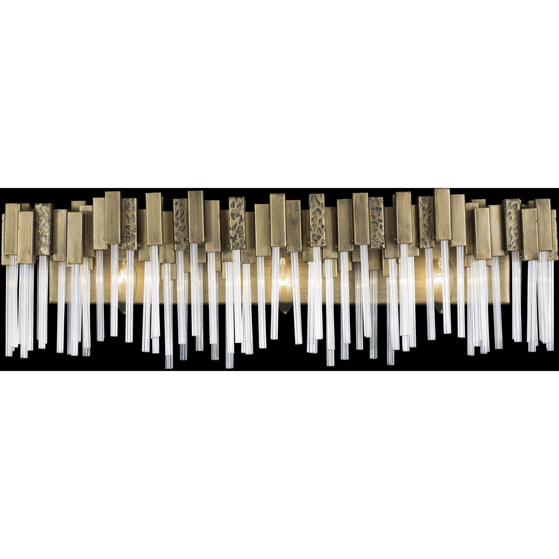 Matrix 3 Light 28 inch Havana Gold Bath Vanity Light Wall Light