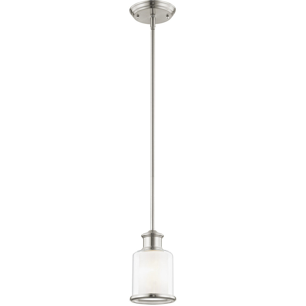 Middlebush 1 Light 6 inch Brushed Nickel Mini Pendant Ceiling Light