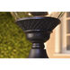 Carriage House DC 3 Light 29 inch Oriental Bronze Outdoor Pole/Post Lantern