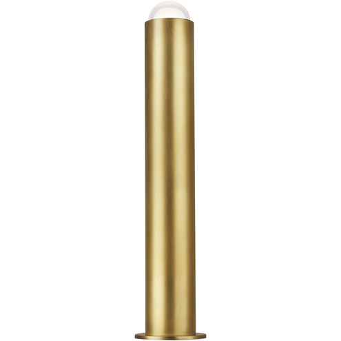 Kelly Wearstler Ebell 9.2 watt Natural Brass Table Lamp Portable Light, Integrated LED