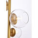 Wells 4 Light 18 inch Brass Pendant Ceiling Light