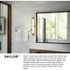 Saylor LED 17 inch Black Bath Light Wall Light, Vertical