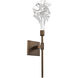 Blossom LED 7.43 inch Flat Bronze Indoor Sconce Wall Light in 3000K LED, Belvedere