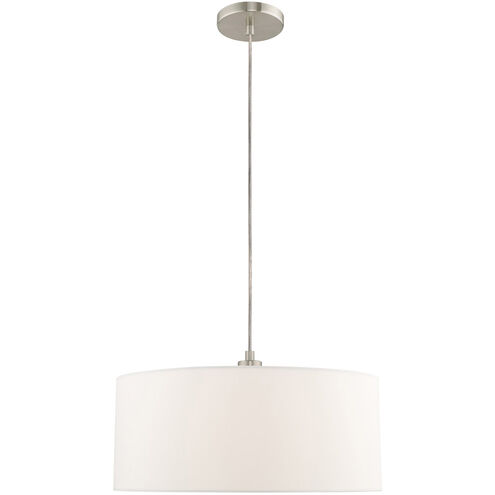 Clark 1 Light 18 inch Brushed Nickel Pendant Chandelier Ceiling Light