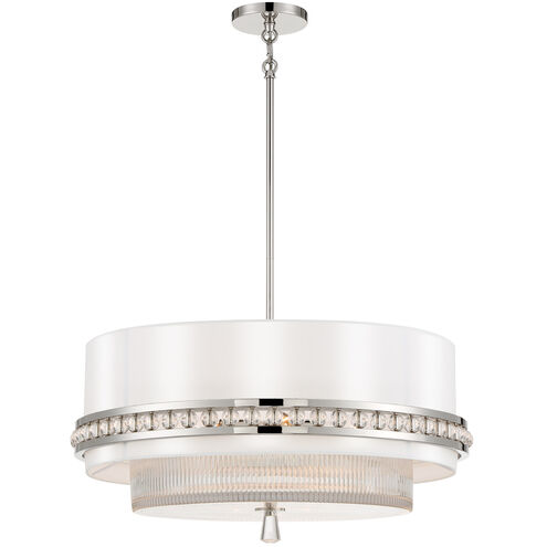 Sutton 4 Light 24.38 inch Polished Nickel Pendant Ceiling Light