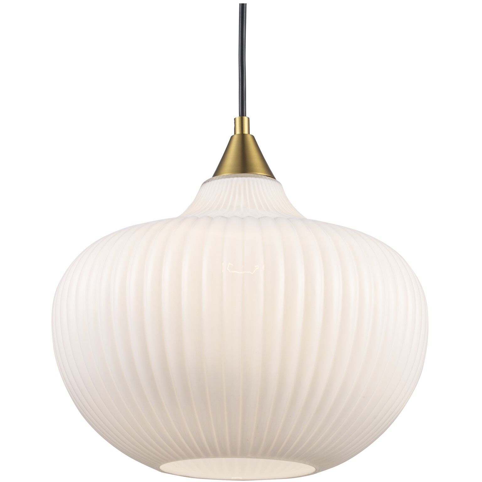 Aristo 1 Light 12 inch Antique Gold Shaded Pendant Ceiling Light