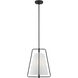 Allis 1 Light 15 inch Midnight Black Pendant Ceiling Light