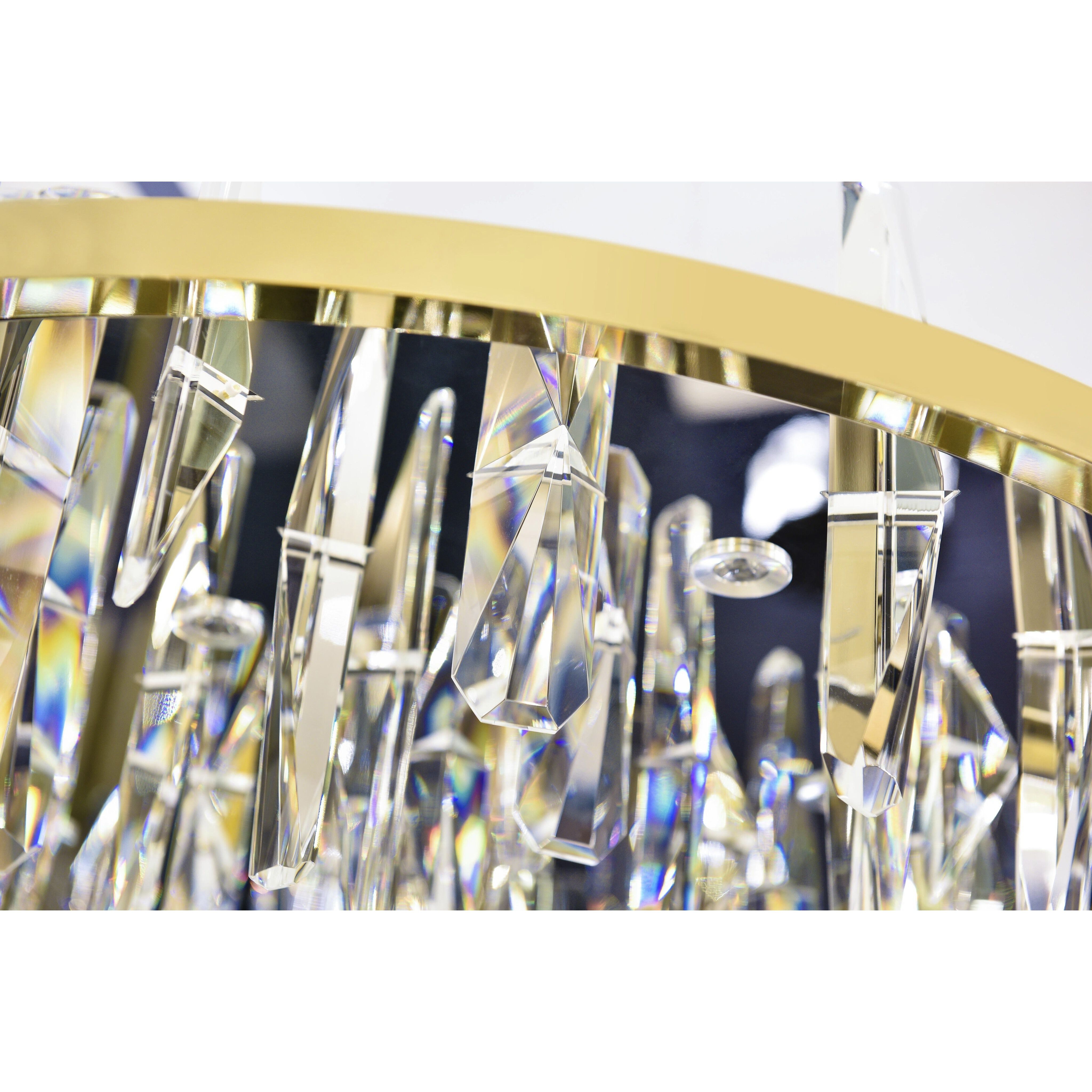 Canada LED 23.6 inch Gold Chandelier Ceiling Light