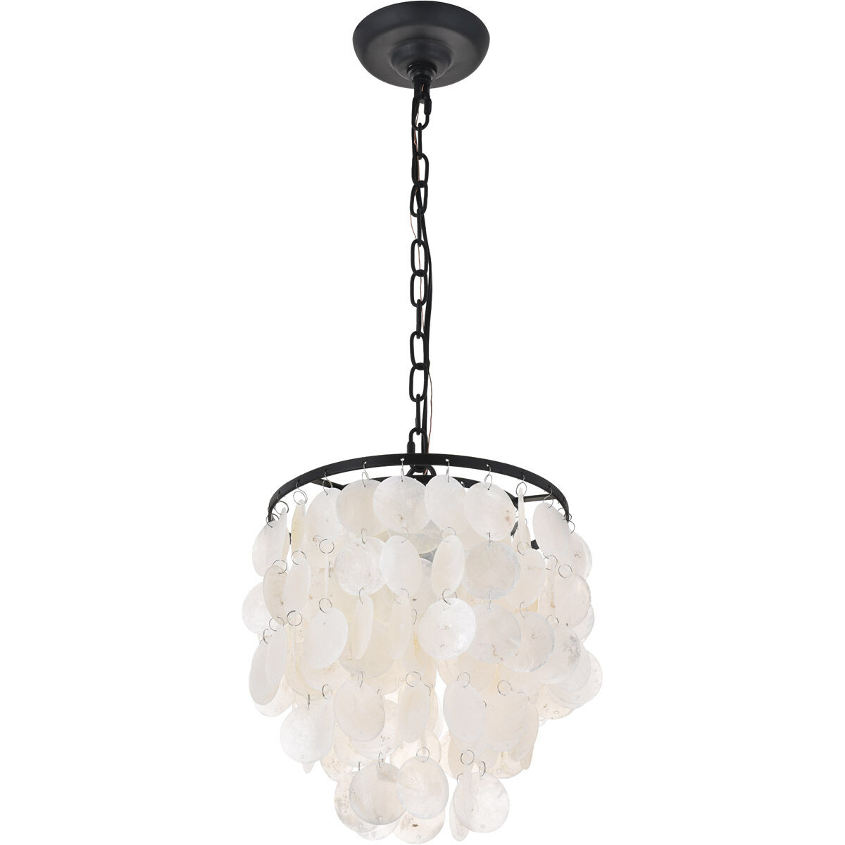 Selene 1 Light 10 inch Black Pendant Ceiling Light