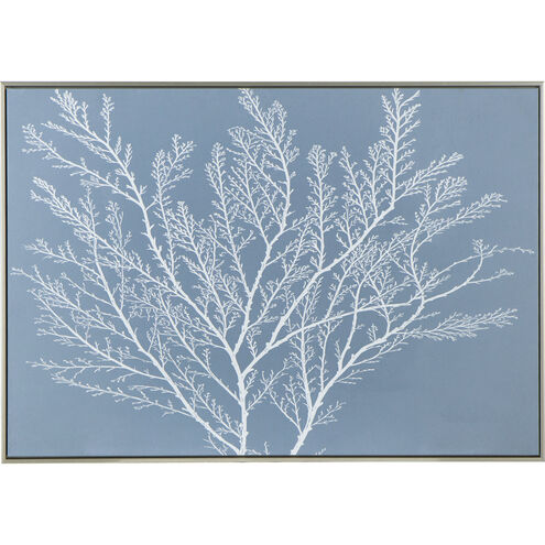 Kailani Blue/White/Gold Wall Art