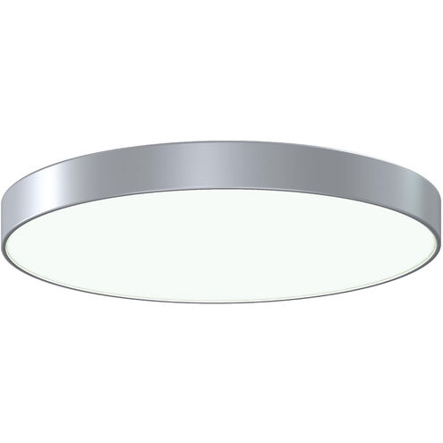 Pi LED 24 inch Bright Satin Aluminum Flush Mount Ceiling Light