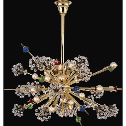 Constellation 30 Light 36 inch 18K Gold Pendant Ceiling Light