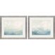 Abstract Collection Elegant Contemporary In Brushed Silver With Black Lip Framed Art