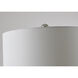 Canada 34 inch 100.00 watt Silver Table Lamp Portable Light