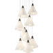 Mobius 9 Light 20.8 inch Dark Smoke Pendant Ceiling Light, Long