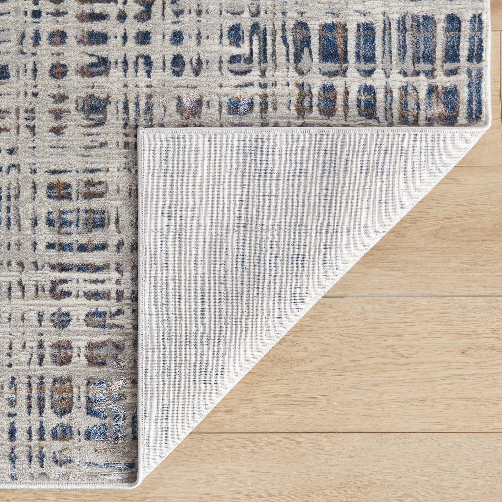 Darica 36 X 24 inch Blue Rug in 2 x 3