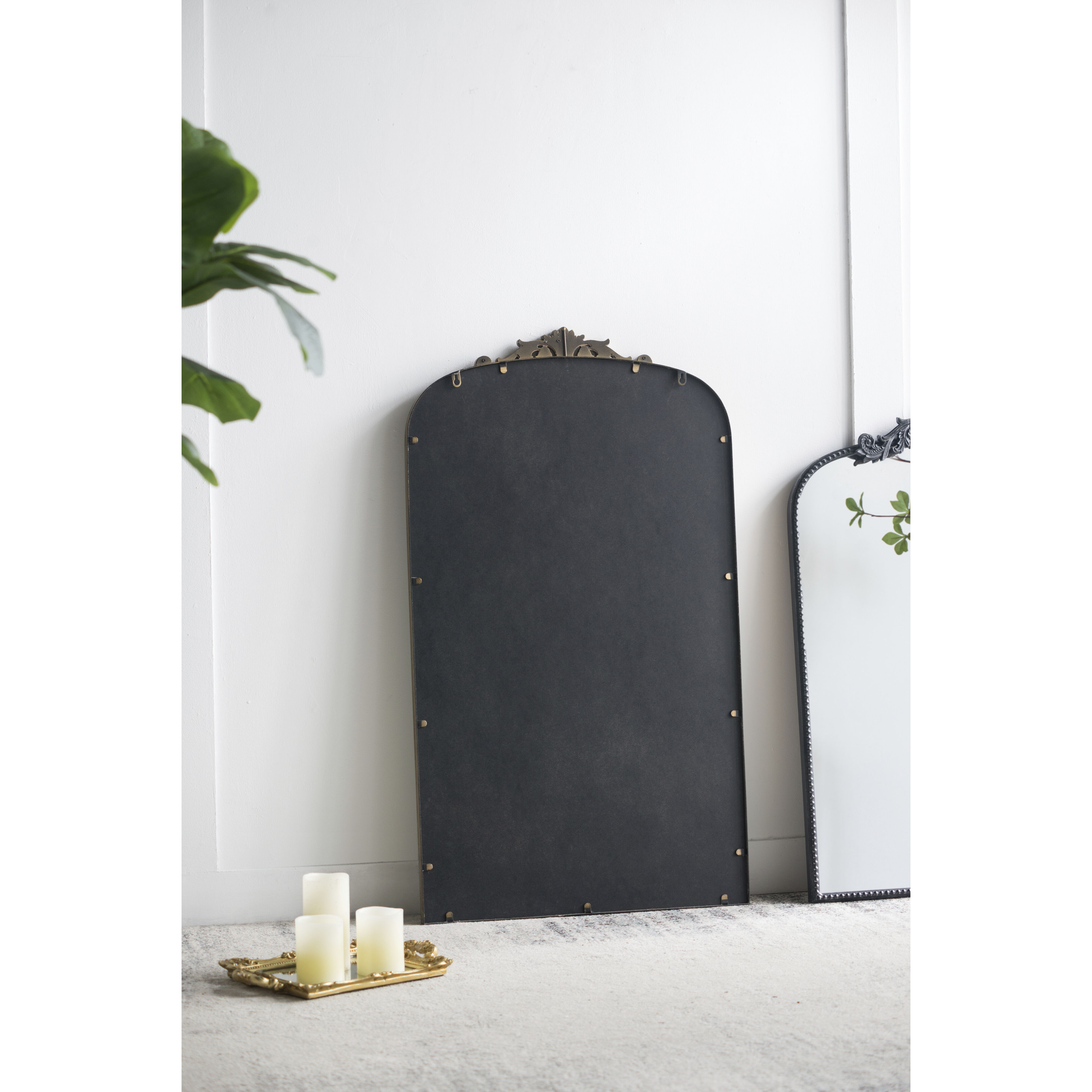 Baroque Inspired 41.7 X 24 inch Gold Mirror