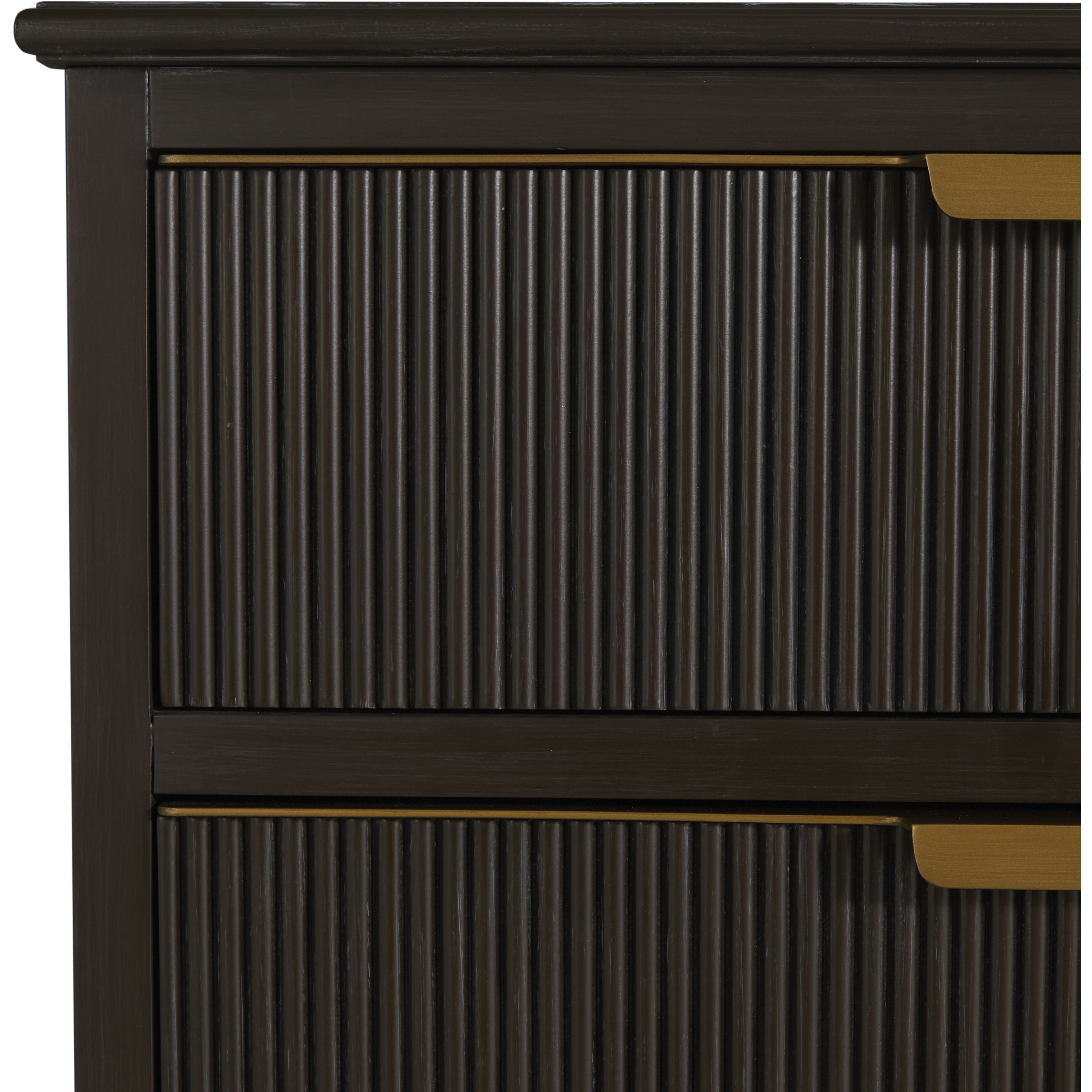 Riggs Sesame Black and Stained Brass Chest