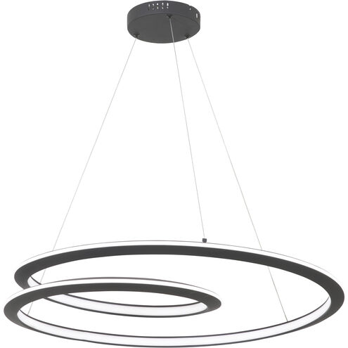 Infinite LED Sand Black Pendant Ceiling Light