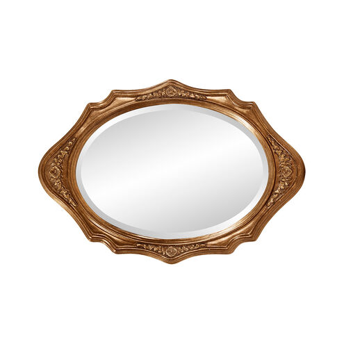 Trafalga 27 X 19 inch Gold Leaf Wall Mirror