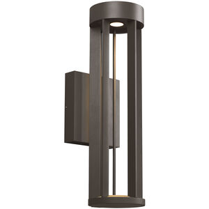 Sean Lavin Turbo LED 18 inch Black Outdoor Wall Light in LED 80 CRI 3000K, No Options, Integrated LED