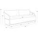 Allariz Greige / Stinson White Outdoor Sofa