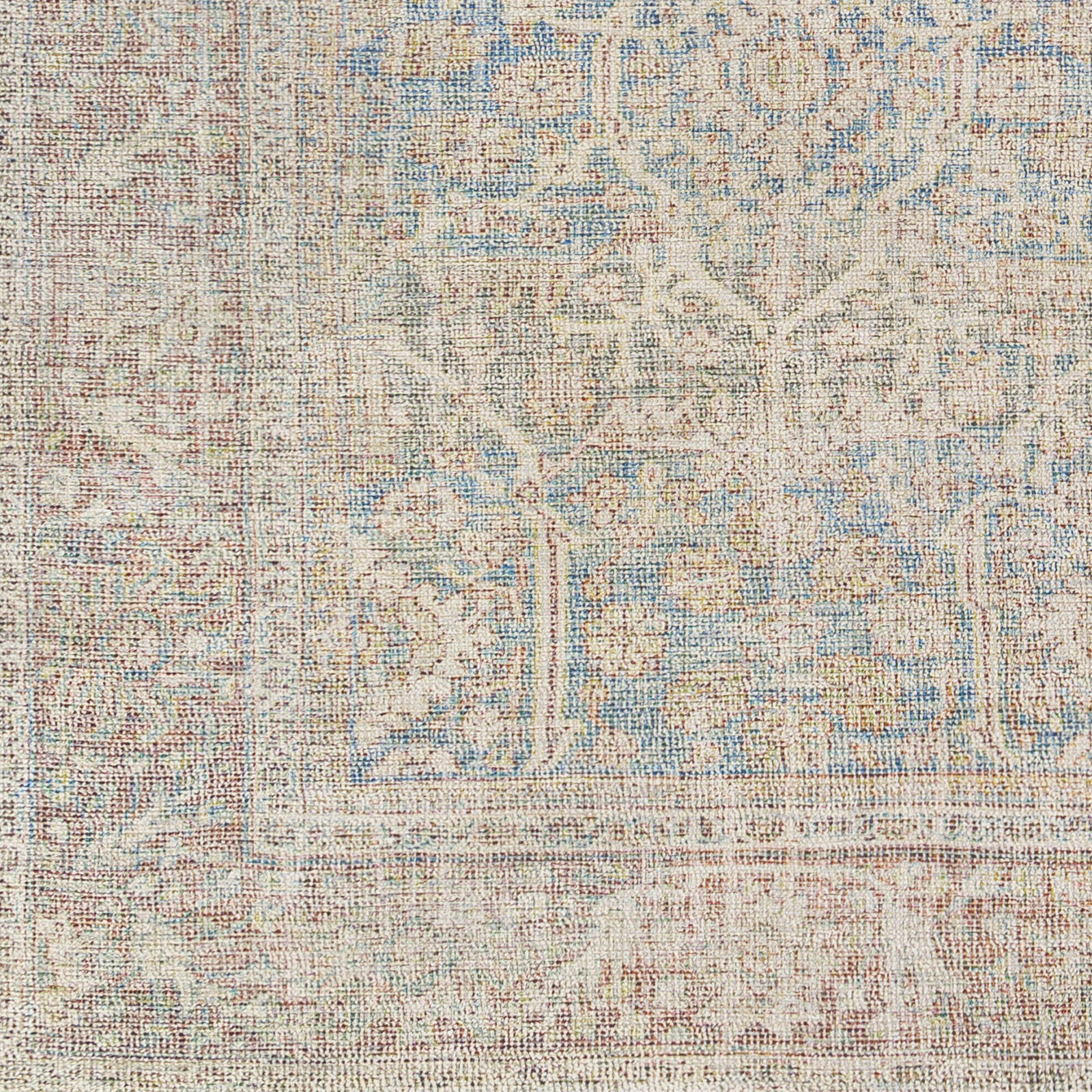 Amasya 90 X 60 inch Blue Rug in 5 x 8, Rectangle