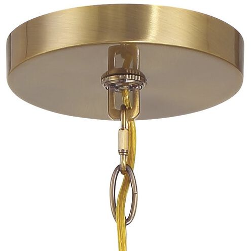 Van Noord 5 Light 26.13 inch Oxidized Aged Brass Pendant Ceiling Light