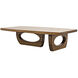 Douglas 72 X 37 inch Dark Walnut Coffee Table