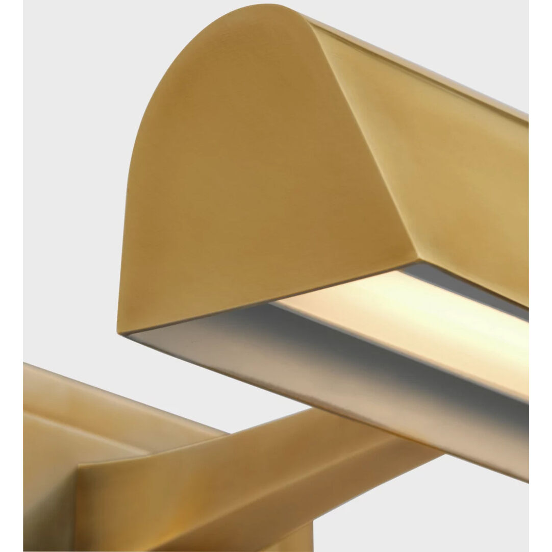 AERIN Edric 8 watt 8 inch Hand-Rubbed Antique Brass Picture Light Wall Light