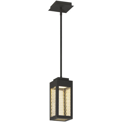 Coop LED 5 inch Sand Black Pendant Ceiling Light