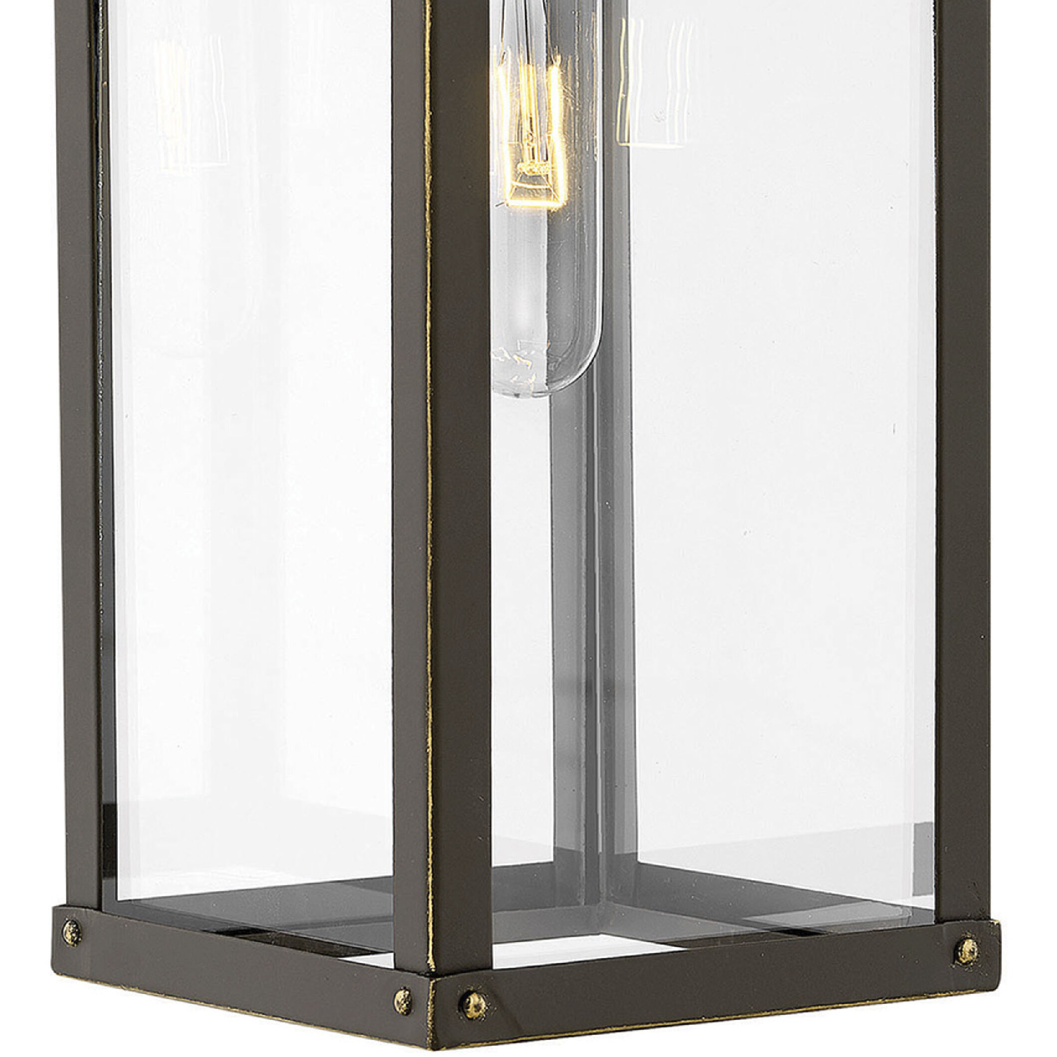 Estate Series Porter Outdoor Wall Mount Lantern in Oil Rubbed Bronze, Non-LED, Open Air