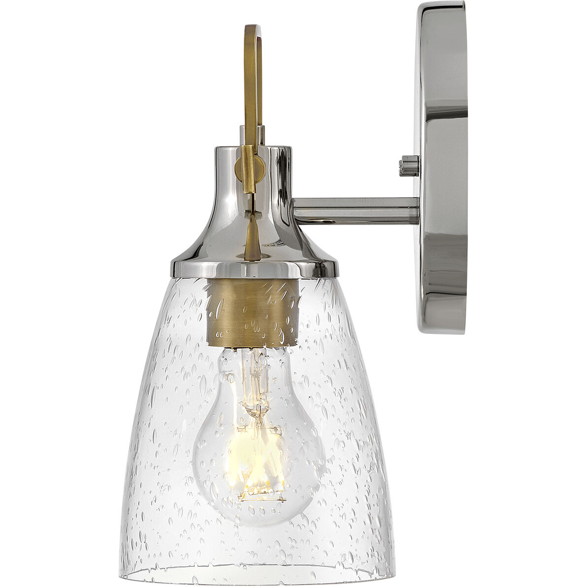 Easton 1 Light 6.25 inch Polished Nickel Bath Light Wall Light