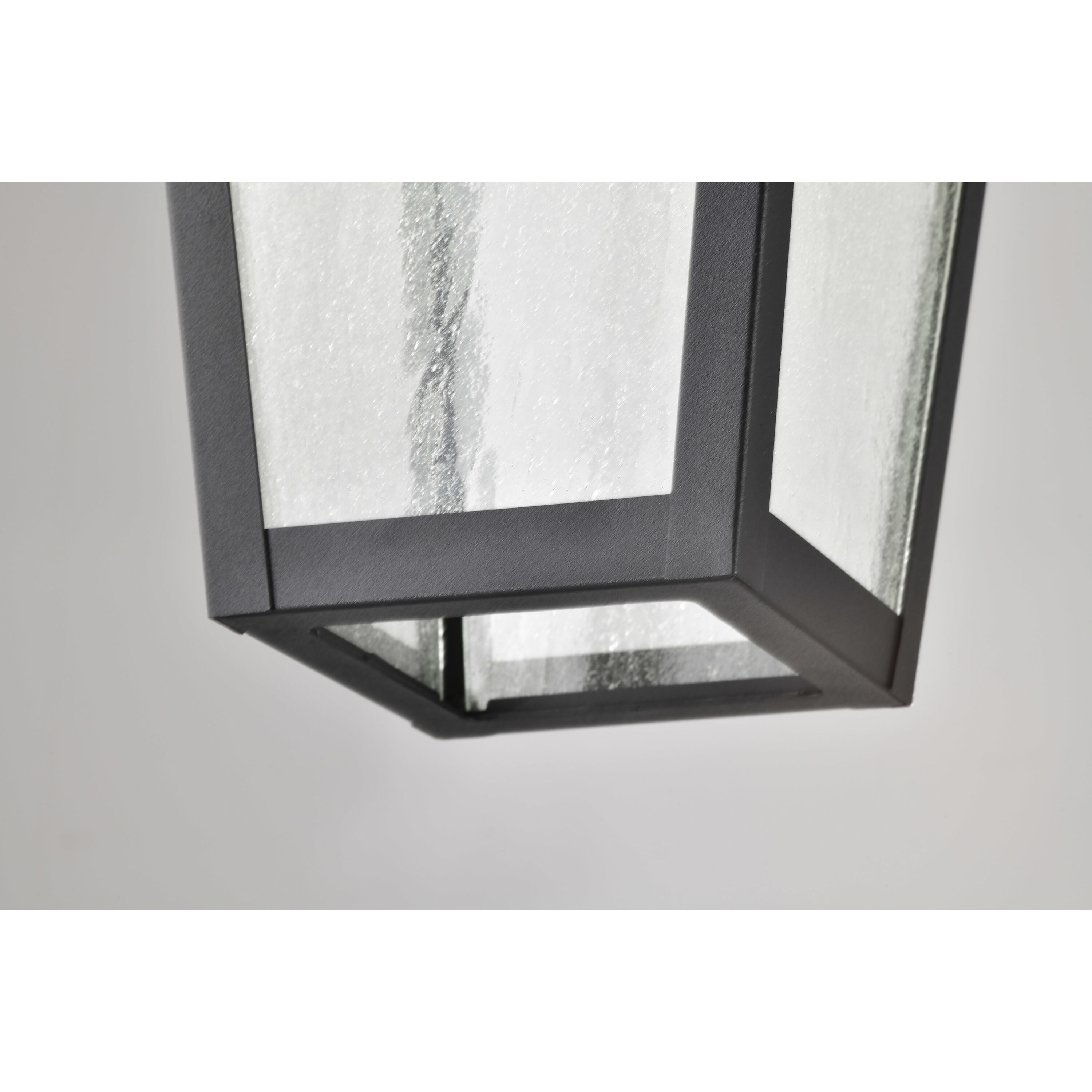 Lawrence 1 Light 7.63 inch Matte Black Outdoor Hanging Light