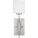 Tobin 1 Light 5 inch Brushed Nickel Wall Bracket Wall Light