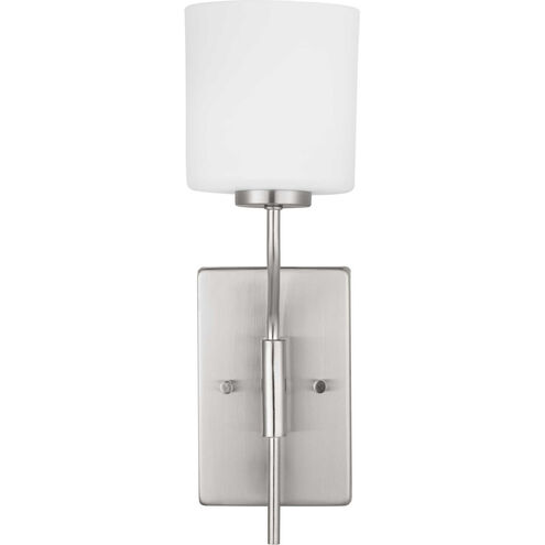 Tobin 1 Light 5 inch Brushed Nickel Wall Bracket Wall Light
