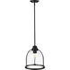 Stanton 1 Light 12 inch Matte Black Pendant Ceiling Light