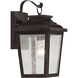 Irvington Manor Outdoor Wall Mount in Incandescent, Clear Seeded Glass, The Great Outdoors