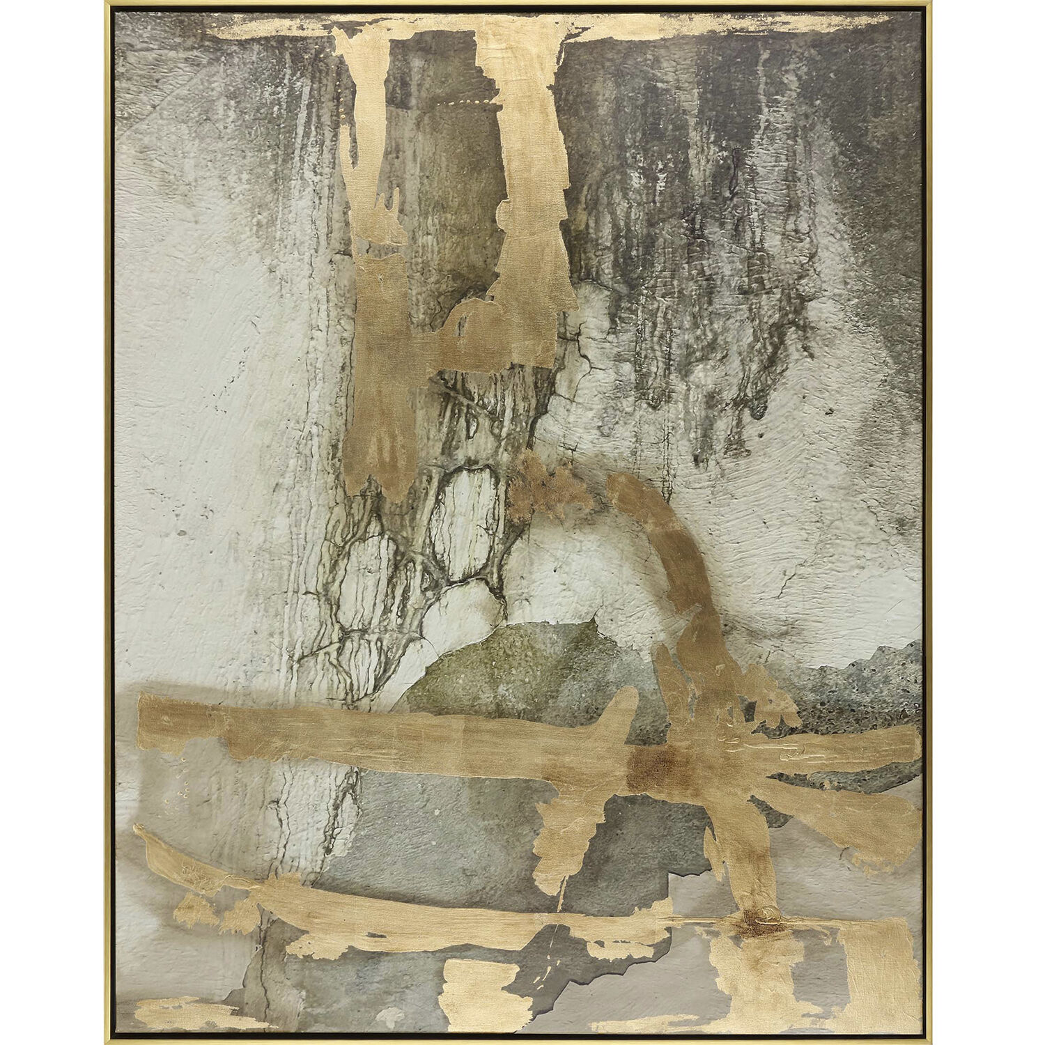 Metallic Underground Brown and Metallic and Beige and Neutral Canvas, The Studio