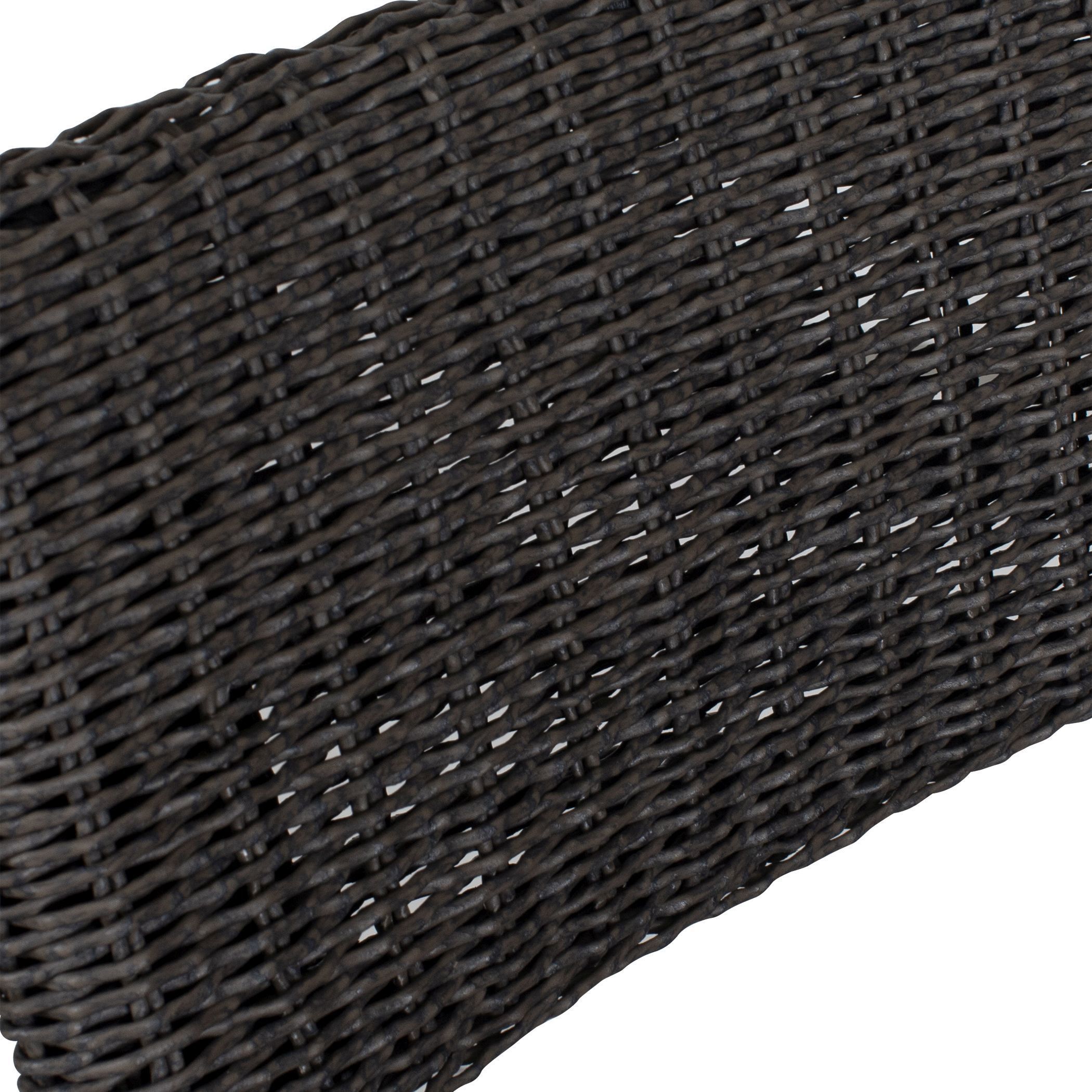 Calbas 42.25 inch Java Black and Mocha Outdoor Bar Stool