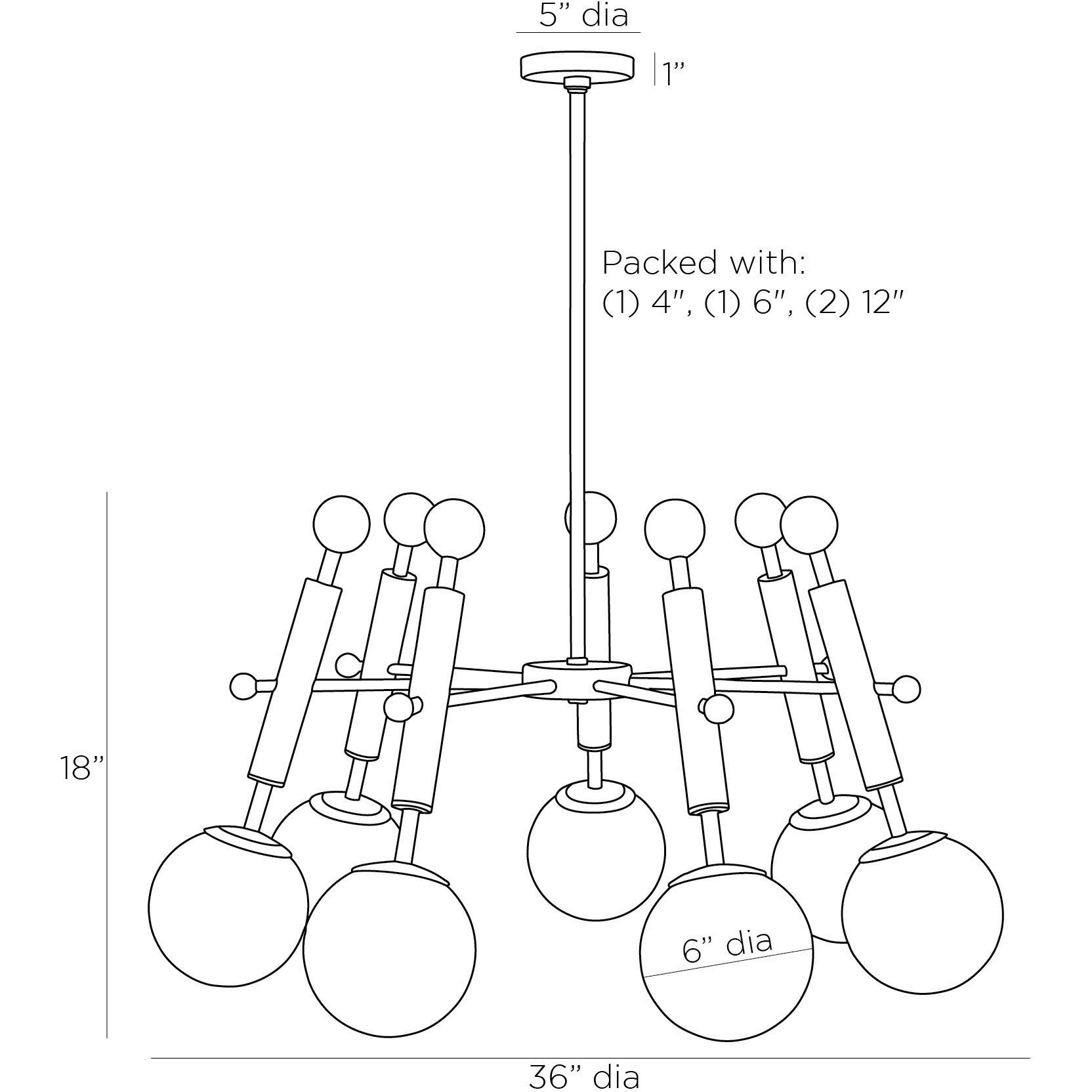 Verona 8 Light 36 inch Antique Brass Chandelier Ceiling Light