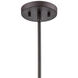 Delmont 1 Light 12 inch Oil Rubbed Bronze Mini Pendant Ceiling Light