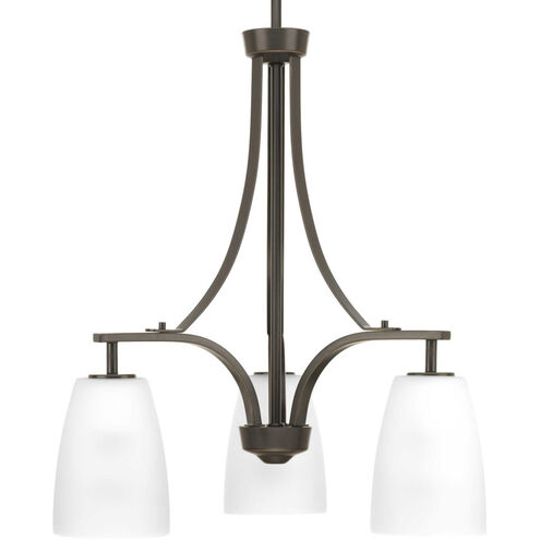 Leap 3 Light 21 inch Antique Bronze Chandelier Ceiling Light