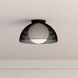 Alora Mood Haven 1 Light 12.63 inch Matte Black Flush Mount Ceiling Light