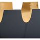 Triomphe Navy and Antique Brass Centerpiece