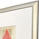 Happy Dance II Teal and Green and Pink and Beige Framed Art, Propac