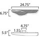 Manta Wall Sconce Wall Light in Polished Chrome