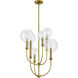 Alchemy 20 inch Lacquered Brass Indoor Foyer Light Ceiling Light