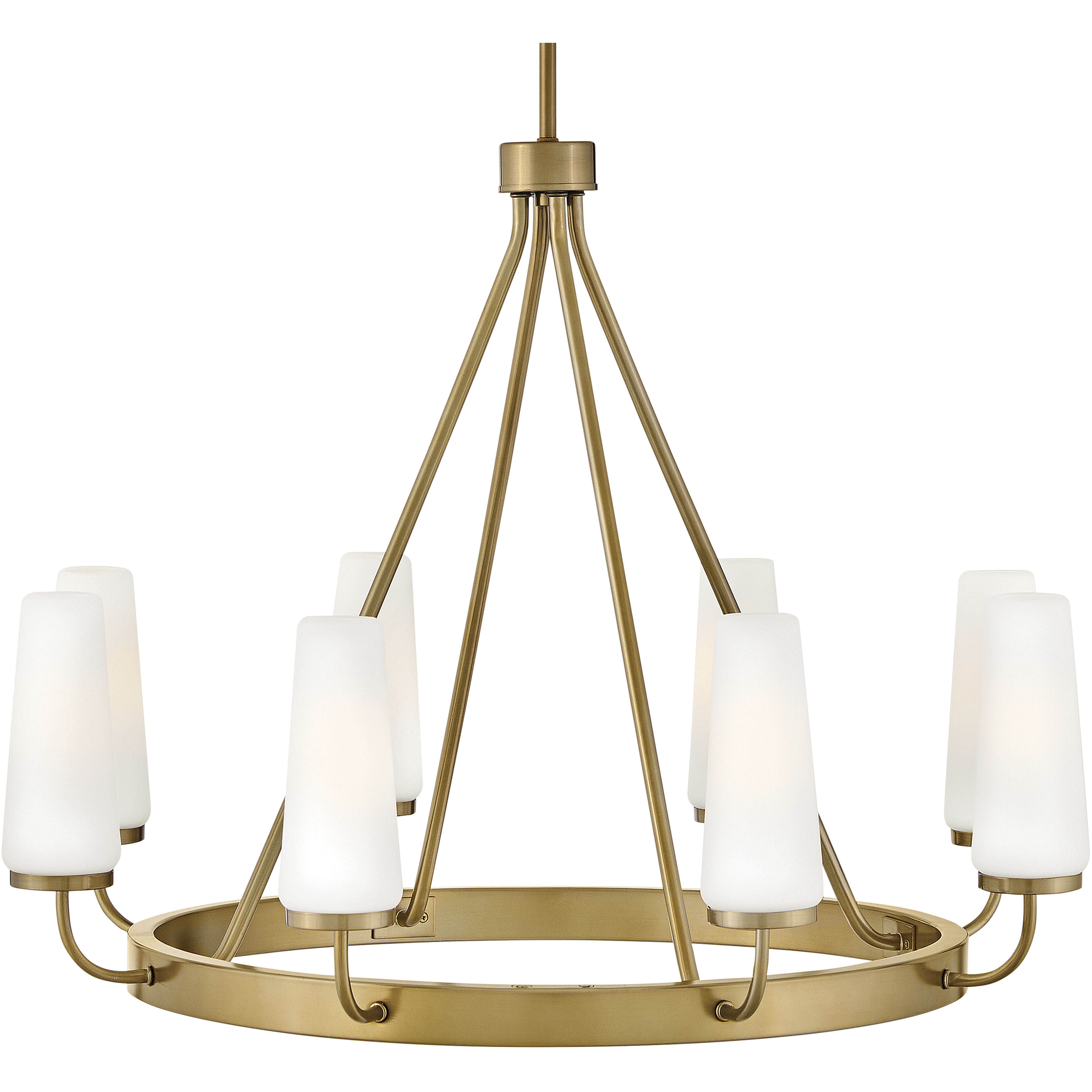 Selma 8 Light 32 inch Gold Chandelier Ceiling Light